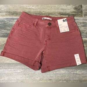 Women’s red shorts